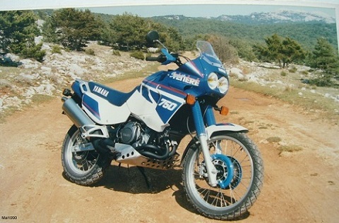7ème moto YAM 750 XTZ